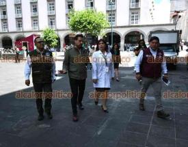 Xalapa, Ver., 29 de mayo de 2026.- El director nacional del IMSS, Zo� Robledo lleg� al Palacio de Gobierno para una reuni�n con la gobernadora Roc�o Nahle.
