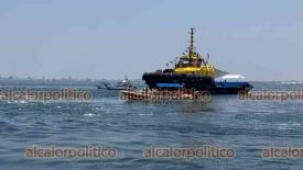 Veracruz, Ver., 1� de junio de 2026.- Los buques ?Veracruz?, ?Don Pedro? y ?Don Carlos? realizaron un recorrido en las costas para rendir homenaje a los marinos mexicanos, este aniversario de la Marina Nacional.
