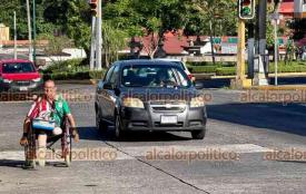 Xalapa, Ver., 11 de junio de 2026.- Ambiente festivo se observ� en xalape�os, que ataviados con el uniforme de la Selecci�n Mexicana esperan que este jueves la escuadra nacional resulte vencedora en el partido contra Sud�frica, en el arranque del Mundial de Futbol.
