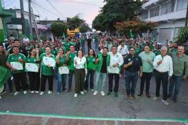 Cardel, Ver., 27 de junio de 2026.- Este viernes, el presidente estatal del PVEM, Edgar Herrera Lendechi, tomó protesta a los comités municipales de Actopan, Emiliano Zapata, Paso  de Ovejas, Puente Nacional, Tlaltetela, La Antigua y Úrsulo Galván. Nombró a Patricia Montiel, coordinadora de Afiliación del Distrito Federal 08 del Partido Verde. Asistió Reynaldo Escobar Estudillo de Xalapa, dando fe y legalidad de este acto.
