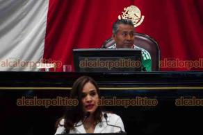 Xalapa, Ver., 30 de junio de 2026.- En sesión del Congreso proponen que revocación de mandato en Veracruz dependa de la mayoría de los municipios y no sólo de las grandes ciudades.

