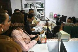 Xalapa, Ver., 7 de julio de 2026.- “Somos México Veracruz” presentó ante el OPLE la documentación que los acredita como partido político.
