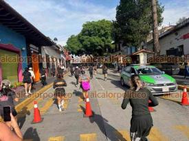 Xalapa, Ver., 18 de julio de 2026.- Decenas de runners respondieron al llamado de una cafetería para llevar a cabo un Social Dj Run 5k & coffee party por calles del centro de la Capital.
