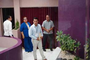 Xalapa, Ver., 30 de julio de 2026.- El alcalde de Ixhuatlán del Sureste, Raúl González Martínez, también acudió al Congreso para la audiencia de pruebas y alegatos ante la Comisión Instructora.
