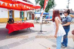 Xalapa, Ver., 15 de agosto de 2026.- En el barrio Xallitic, como parte del Festival de Cine Infantil Oftálmica, se impartieron los talleres “Los inicios de la Animación” y “Animación Stop Motion”. También se proyectarán películas y documentales. Actividades continuarán el 16 de agosto.
