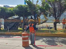 Xalapa, Ver., 18 de agosto de 2026.- Inició este martes la rehabilitación de la avenida Chedraui Caram, a la altura de Plaza Cristal. Autoridades exhortan a los automovilistas a tomar rutas alternas y extremar precauciones.