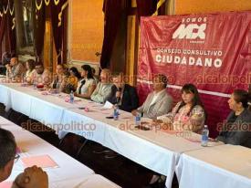 Xalapa, Ver., 18 de agosto de 2026.- En el Casino Xalapeño se llevó a cabo sesión para la creación del Consejo Consultivo Ciudadano Estatal de Somos MX Veracruz, el cual será presidido por Rafael Escobar.


