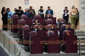 Xalapa, Ver., 9 de septiembre de 2026.- En el Congreso del Estado, pese a los llamados para que los diputados no abandonen su curul durante las sesiones, varios espacios llegan a lucir vacíos.
