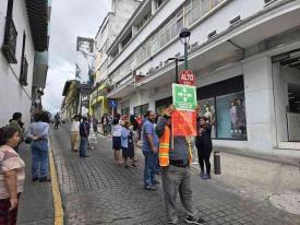 Xalapa, Ver., 18 de septiembre de 2026.- Algunas instituciones realizaron el Simulacro Nacional 2026 este viernes, debido a que la fecha oficial es este sábado y no todos laboran.
