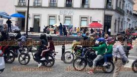 Xalapa, Ver., 23 de octubre de 2026- Alrededor de 100 motociclistas llegaron en peregrinación a la Catedral Metropolitana, manejando 7 horas desde Santa María Las Cuevas, en Tlaxcala. Viaje lo hicieron en honor a San Rafael Guízar y Valencia.