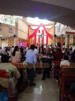 Xalapa, Ver., 26 de octubre de 2026.-Este miércoles 28 se celebrará la fiesta en honor a San Judas Tadeo, cuya parroquia se ubica en el Antiguo Camino a Naolinco, colonia Campo de Tiro. Las actividades comenzaron desde hace varios días con una gran afluencia de fieles;; ya  hay romería de puestos comerciales y juegos mecánicos. El sábado hubo boda multitudinaria.