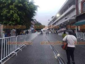Xalapa, Ver., 28 de octubre de 2026.- El Centro de la ciudad fue cerrado la tarde de este miércoles debido al Desfile “Almas del Mictlán”.
